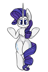 Size: 800x1200 | Tagged: safe, artist:sunnypaw121, part of a set, rarity, pony, unicorn, g4, chest fluff, female, looking at you, mare, simple background, solo, transparent background