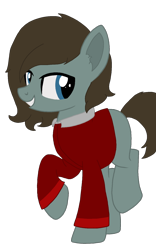 Size: 1024x1637 | Tagged: safe, artist:derpy_the_duck, oc, oc only, oc:tumble, earth pony, pony, fallout equestria, base used, clothes, girly, male, simple background, solo, transparent background, trap