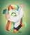 Size: 1623x1863 | Tagged: safe, artist:starfello, oc, butterfly, earth pony, pony, bust, collar, ear fluff, earth pony oc, multicolored hair, rainbow hair, signature, smiling