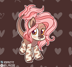 Size: 1186x1104 | Tagged: safe, artist:redpalette, oc, earth pony, pony, cute, earth pony oc, femboy, jumping, male, pink