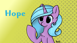 Size: 1280x720 | Tagged: safe, artist:brella, idw, radiant hope, pony, unicorn, g4