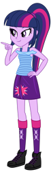 Size: 1024x3277 | Tagged: safe, artist:emeraldblast63, twilight sparkle, alicorn, equestria girls, g4, alternate hairstyle, female, redesign, simple background, solo, transparent background, twilight sparkle (alicorn)