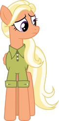 Size: 1280x2650 | Tagged: safe, artist:cloudy glow, mane allgood, pegasus, pony, g4, the last crusade, clothes, female, mare, simple background, solo, transparent background, vector