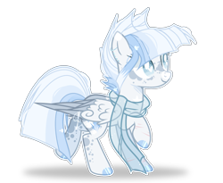 Size: 2305x1890 | Tagged: safe, artist:6-fingers-lover, oc, oc only, oc:smooth blue, pegasus, pony, clothes, female, mare, scarf, simple background, solo, transparent background