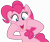 Size: 6000x5000 | Tagged: safe, artist:n0kkun, pinkie pie, earth pony, pony, g4, female, mare, open mouth, raised hoof, simple background, solo, transparent background, vector