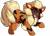 Size: 3509x2550 | Tagged: safe, artist:pridark, oc, oc only, arcanine, pony, clothes, commission, cosplay, costume, cute, daaaaaaaaaaaw, high res, male, nintendo, pokémon, simple background, smiling, solo, transparent background