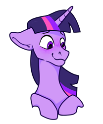 Size: 750x900 | Tagged: safe, artist:malphym, twilight sparkle, alicorn, pony, g4, blushing, bust, cute, female, mare, simple background, solo, transparent background, twiabetes, twilight sparkle (alicorn)