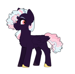 Size: 866x854 | Tagged: safe, artist:spectrumnightyt, oc, oc only, oc:cloudy day, pegasus, pony, female, mare, simple background, solo, transparent background