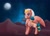 Size: 1280x909 | Tagged: safe, artist:safizejaart, somnambula, pony, g4, desert, deviantart watermark, female, full moon, moon, night, obtrusive watermark, solo, starry night, stars, watermark