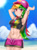 Size: 800x1067 | Tagged: safe, artist:tzc, color edit, edit, editor:michaelsety, rainbow dash, human, equestria girls, equestria girls specials, g4, my little pony equestria girls: better together, my little pony equestria girls: forgotten friendship, abs, adorasexy, anime, armpits, beach, belly button, board shorts, breasts, busty rainbow dash, cap, clothes, crepuscular rays, cute, dashabetes, female, hat, human coloration, humanized, light skin, light skin edit, looking at you, midriff, ocean, rainbuff dash, sand, sexy, shorts, skin color edit, smiling, solo, swimsuit