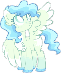 Size: 1960x2320 | Tagged: safe, artist:kurosawakuro, oc, oc only, pegasus, pony, base used, colored wings, colored wingtips, female, mare, offspring, parent:sky stinger, parent:vapor trail, parents:vaporsky, simple background, solo, transparent background