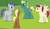 Size: 156x89 | Tagged: safe, screencap, end zone, meadow song, slate sentiments, sugar maple, earth pony, pegasus, pony, g4, my little pony: friendship is magic, school daze, butt, cropped, friendship student, male, picture for breezies, plot, stallion