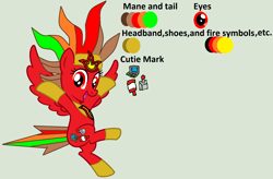 Size: 1840x1204 | Tagged: safe, artist:twidashfan1234, oc, oc only, oc:firefly solstice, pegasus, pony, base used, reference sheet, solo, super form