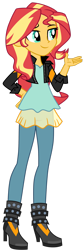 Size: 1024x3043 | Tagged: safe, artist:emeraldblast63, sunset shimmer, equestria girls, g4, female, march radness, redesign, simple background, solo, transparent background