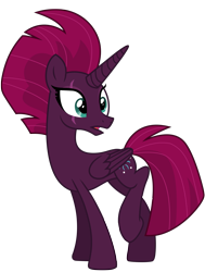 Size: 5883x7786 | Tagged: safe, artist:ejlightning007arts, fizzlepop berrytwist, tempest shadow, alicorn, pony, g4, my little pony: the movie, alicornified, eye scar, horn, open mouth, princess tempest shadow, race swap, raised leg, scar, shocked, simple background, tempest gets her horn back, tempest gets her wings back, tempest now has a true horn, tempesticorn, transparent background, vector