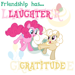 Size: 1024x1024 | Tagged: safe, artist:water-kirby, pinkie pie, oc, oc:chantilly roll, pony, g4, simple background, transparent background