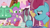 Size: 1920x1080 | Tagged: safe, screencap, cup cake, spike, dragon, pony, g4, my little pony: friendship is magic, the big mac question, candy, female, food, mare, winged spike, wings