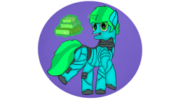 Size: 1280x720 | Tagged: safe, artist:schumette14, oc, oc only, oc:kimi, pony, robot, robot pony, unicorn, book, five nights at freddy's, simple background, solo, transparent background