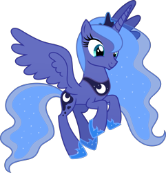 Size: 5827x6049 | Tagged: safe, artist:inaactive, princess luna, alicorn, pony, g4, absurd resolution, female, s1 luna, simple background, solo, transparent background, vector