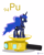 Size: 4000x5000 | Tagged: safe, artist:parclytaxel, princess luna, alicorn, pony, series:joycall6's periodic table, g4, .svg available, absurd resolution, chemistry, female, looking down, mare, new horizons, periodic table, plutonium, pun, radioisotope thermoelectric generator, simple background, smiling, solo, vector, visual pun, white background