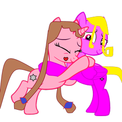 Size: 1500x1500 | Tagged: safe, artist:aquilles_da_amizade, oc, oc only, oc:magic sky, oc:star of heart, pegasus, pony, unicorn, 1000 hours in ms paint, female, mare, simple background, transparent background