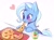 Size: 2048x1534 | Tagged: safe, artist:pirateyoukai, trixie, pony, unicorn, g4, :t, apple juice, blushing, can, cheese pizza, cute, diatrixes, eating, female, food, heart, horn, juice, mare, meat, nom, peetzer, pepperoni, pepperoni pizza, pizza, ponies eating meat, puffy cheeks, simple background, solo, white background