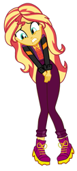 Size: 649x1430 | Tagged: safe, artist:gmaplay, sunset shimmer, equestria girls, equestria girls series, g4, sunset's backstage pass!, spoiler:eqg series (season 2), desperation, female, need to pee, omorashi, potty dance, potty emergency, potty time, simple background, solo, transparent background