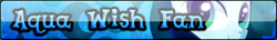 Size: 386x56 | Tagged: safe, artist:bronyxceed, oc, oc:aqua wish, fan button, solo