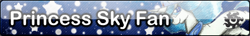 Size: 386x56 | Tagged: safe, artist:bronyxceed, oc, oc:princess sky, fan button, solo
