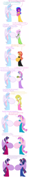 Size: 3200x19200 | Tagged: safe, artist:chelseawest, princess cadance, princess flurry heart, sci-twi, sunset shimmer, twilight sparkle, whammy, oc, oc:beryl (discoshy), oc:bundle joy, oc:gleaming grace, oc:melody aurora, alicorn, human, equestria girls, g4, alicornified, belly, belly button, belly to belly, big belly, crying, equestria girls-ified, hand on belly, hat, hyper, hyper belly, hyper pregnancy, impossibly large belly, kicking, misspelling of you're, multiple pregnancy, nurse hat, offspring, offspring's offspring, older, older twilight, older twilight sparkle (alicorn), outie belly button, parent:discord, parent:flash sentry, parent:fluttershy, parent:oc:shimmering glow, parent:princess flurry heart, parent:twilight sparkle, parents:canon x oc, parents:discoshy, parents:flashlight, pondering, ponied up, pregdance, preglight sparkle, pregnant, pregnant equestria girls, princess twilight 2.0, race swap, sitting, stethoscope, stretchmarks, tears of joy, teary eyes, twilight sparkle (alicorn), twolight