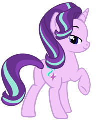 Size: 2050x2485 | Tagged: safe, artist:gmaplay, starlight glimmer, pony, unicorn, g4, butt, female, glimmer glutes, high res, plot, simple background, solo, tail aside, transparent background