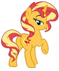 Size: 2050x2485 | Tagged: safe, artist:gmaplay, sunset shimmer, pony, unicorn, g4, bunset shimmer, butt, female, high res, plot, simple background, solo, transparent background