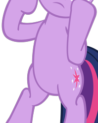 Size: 2470x3118 | Tagged: safe, artist:lolke12, edit, vector edit, twilight sparkle, pony, unicorn, dragon quest, g4, belly, bipedal, cropped, female, fighting stance, high res, pictures of bellies, simple background, solo, transparent background, unicorn twilight, vector