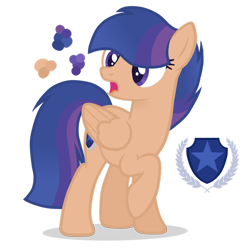 Size: 1280x1280 | Tagged: safe, artist:magicuniclaws, oc, oc only, oc:star shield, pegasus, pony, female, mare, offspring, parent:flash sentry, parent:twilight sparkle, parents:flashlight, simple background, solo, transparent background
