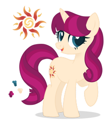 Size: 1280x1415 | Tagged: safe, artist:magicuniclaws, oc, oc only, oc:sunny daze, pony, unicorn, female, magical lesbian spawn, mare, offspring, parent:sunset shimmer, parent:twilight sparkle, parents:sunsetsparkle, simple background, solo, transparent background