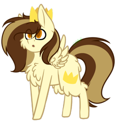 Size: 874x890 | Tagged: safe, artist:blue pines, artist:dipper-blue-pines, part of a set, oc, oc only, oc:prince whateverer, pegasus, pony, fluffy, simple background, solo, transparent background, wings