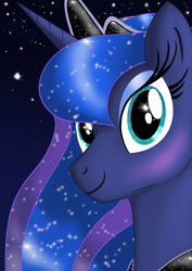 Size: 2480x3508 | Tagged: safe, artist:eels, princess luna, alicorn, pony, g4, female, high res, mare, solo