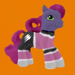 Size: 400x400 | Tagged: safe, artist:lavenderranger, edit, earth pony, pony, gekiviolet, juken sentai gekiranger, power rangers, power rangers jungle fury, purple ranger, solo, super sentai