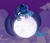 Size: 5346x4632 | Tagged: safe, artist:janelearts, princess luna, alicorn, pony, g4, cute, ethereal mane, female, full moon, giant alicorn, giant pony, giga giant, lunabetes, macro, mare, mega luna, moon, nom, pony bigger than a planet, starry mane, starry tail, tangible heavenly object, weapons-grade cute