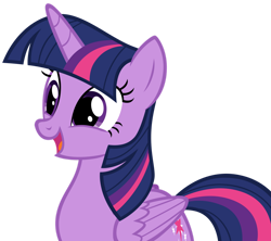 Size: 1280x1138 | Tagged: safe, artist:andoanimalia, twilight sparkle, alicorn, pony, g4, surf and/or turf, female, folded wings, simple background, solo, transparent background, twilight sparkle (alicorn), vector, wings