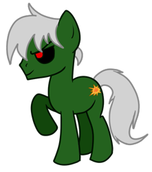 Size: 447x506 | Tagged: safe, artist:frail-ice, oc, oc only, oc:dynamite, earth pony, pony, earth pony oc, simple background, solo, transparent background