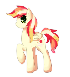 Size: 999x1096 | Tagged: safe, artist:beabi-chan, oc, oc only, oc:heart tiles, pegasus, pony, pegasus oc, simple background, solo, transparent background, wings