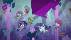 Size: 1920x1080 | Tagged: safe, screencap, applejack, bubbles cherub mcsquee, fluttershy, pinkie pie, rainbow dash, rarity, twilight sparkle, alicorn, cat, crab, earth pony, pegasus, pony, unicorn, g4.5, my little pony: pony life, pony surfin' safari, animated, book, cute triangle, female, fluttershy is not amused, kite, male, mane six, mare, masha and the bear, painting, pillow, pinkie pie is not amused, rainbow dash is not amused, rarity is not amused, sock, sound, sports, sunglasses, swimming, twilight sparkle is not amused, unamused, underwater, volleyball, webm