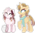 Size: 1024x977 | Tagged: safe, artist:elementbases, artist:manella-art, oc, oc only, pony, unicorn, base used, clothes, colored pupils, female, looking at each other, mare, parents:rariburst, raised hoof, scarf, simple background, transparent background