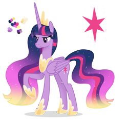Size: 1280x1196 | Tagged: safe, artist:magicuniclaws, twilight sparkle, alicorn, pony, g4, the last problem, base used, crown, cutie mark, female, folded wings, grin, hoof shoes, jewelry, mare, older, older twilight, older twilight sparkle (alicorn), peytral, princess twilight 2.0, raised hoof, regalia, simple background, smiling, solo, transparent background, twilight sparkle (alicorn), wings