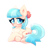 Size: 2269x2285 | Tagged: safe, artist:confetticakez, coco pommel, earth pony, pony, g4, blushing, chest fluff, cocobetes, crossed hooves, cute, female, flower, flower in hair, high res, lying down, mare, missing accessory, shy, simple background, solo, underhoof, white background