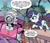 Size: 1110x952 | Tagged: safe, idw, rarity, pony, g4, spoiler:comic, spoiler:friendship in disguise, spoiler:friendship in disguise01, arcee, cropped, crossover, manehattan, transformers