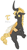 Size: 772x1453 | Tagged: safe, artist:heretichesh, oc, oc only, oc:metaxi, changeling, changeling queen, braided ponytail, braided tail, changeling oc, crown, female, jewelry, mare, raised hoof, regalia, sitting, sketch, solo, yellow changeling