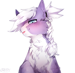 Size: 2848x2760 | Tagged: safe, artist:suplolnope, oc, oc only, oc:aurryhollows, pony, cheek fluff, chest fluff, high res, simple background, solo, white background