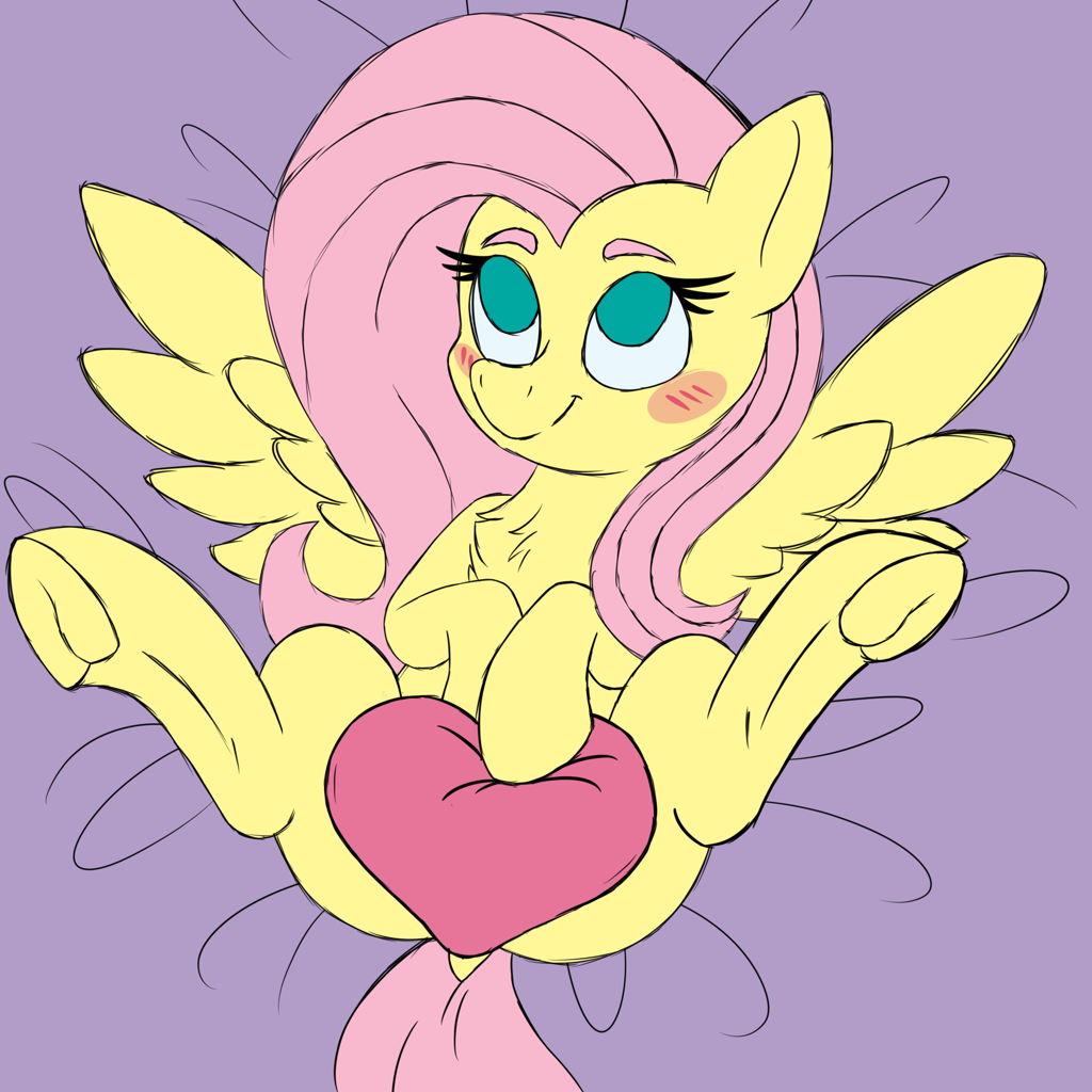 #2417868 - suggestive, artist:nevermore228, fluttershy, pegasus, pony, blus...